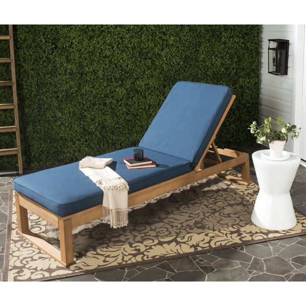 Faunce Reclining Chaise Lounge with Cushion & Reviews AllModern